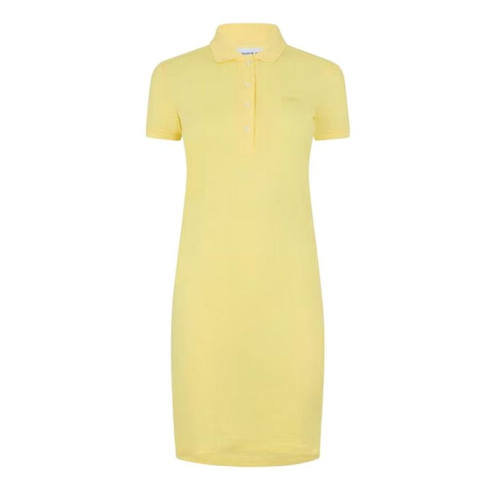 Lacoste Womens/Ladies Collared Polo Shirt Dress / Yellow